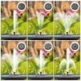thumbnail image 1 of Solar Water Fountain Pump Outdoor 4W 5V Solar Panel Kit 200L/H Flow Rate Outdoor Solar Water Pump with 5ft Cable 9 Nozzles 6 Modes for Bird Bath / Garden / Backyard / Pool / Fish, 1 of 7