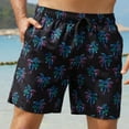 thumbnail image 4 of Axwujok Mens Swimming Trunks with Compression Liner Swim Shorts 7 inch Quick Dry Bathing Suit Anti Chafe Boardshorts, 4 of 5
