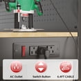 thumbnail image 4 of YODOLLA 60’’ Heavy Duty Workbench with Garage Storage System, 2000LBS Capacity Tool Organizer with Hooks & Charging Station, 4 of 10