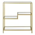 thumbnail image 3 of Evelyn&Zoe Johann 36" Tall Rectangular Bookcase, Gold, 3 of 10