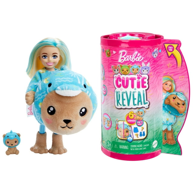 Muñeca Barbie Cutie Reveal Chelsea con accesorios y sorpresas