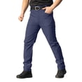 thumbnail image 3 of Thousandth Men's Slim Fit Casual Cargo Pants Stretch Business Work Trousers Comfortable Straight Leg Pants Durable Wrinkle-Resistant Pants for Weekend Outings,Daily Wear, 3 of 7