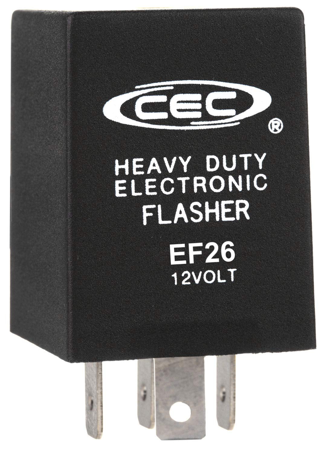 CEC Industries EF26 Electronic Turn Signal / Hazard Flasher, 4Prong
