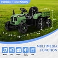 thumbnail image 5 of Xuanlur 12 V Tractor Trailer Powered Ride-On Toy with Remote Control, Power Display and USB Port, 5 of 7