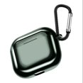 thumbnail image 4 of for AirPods 3rd Gen Case with Keychain, Plating TPU Stylish Portable Durable Lightweight Holder Water/Scratch Resistant Soft Protective Cover for Apple AirPods 3rd Generation 2021, Green, 4 of 4