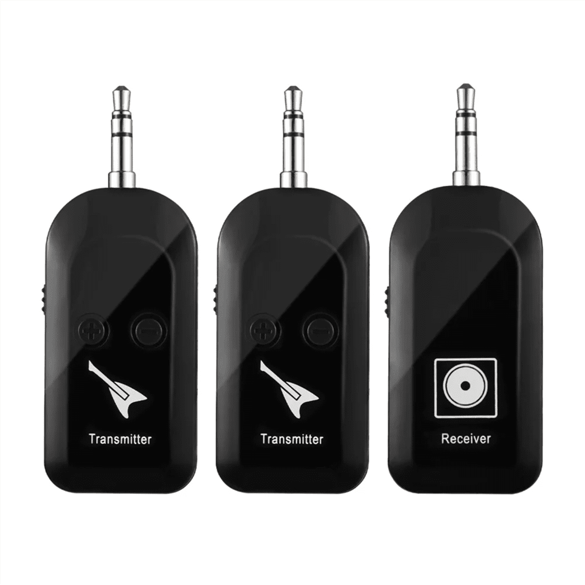 Wireless Guitar System Rechargeable 2.4G Guitar Transmitter Receiver Set Realtime with 6.35mm Adapter MusicAccessories B