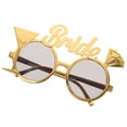 thumbnail image 4 of OUNONA  Bridal Glasses Bride Wedding Props Oval Child The Party Golden, 4 of 8