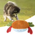 thumbnail image 4 of NIBOLOG Dog Chew Toy Bite Resistant Relieve Boredom Crab Shape Built-in Sounder Animal Plush Toy for Entertainment, 4 of 8