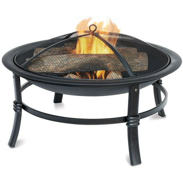 Uniflame Wad15053u Steel Firepit 26, Uniflame Outdoor Fireplace