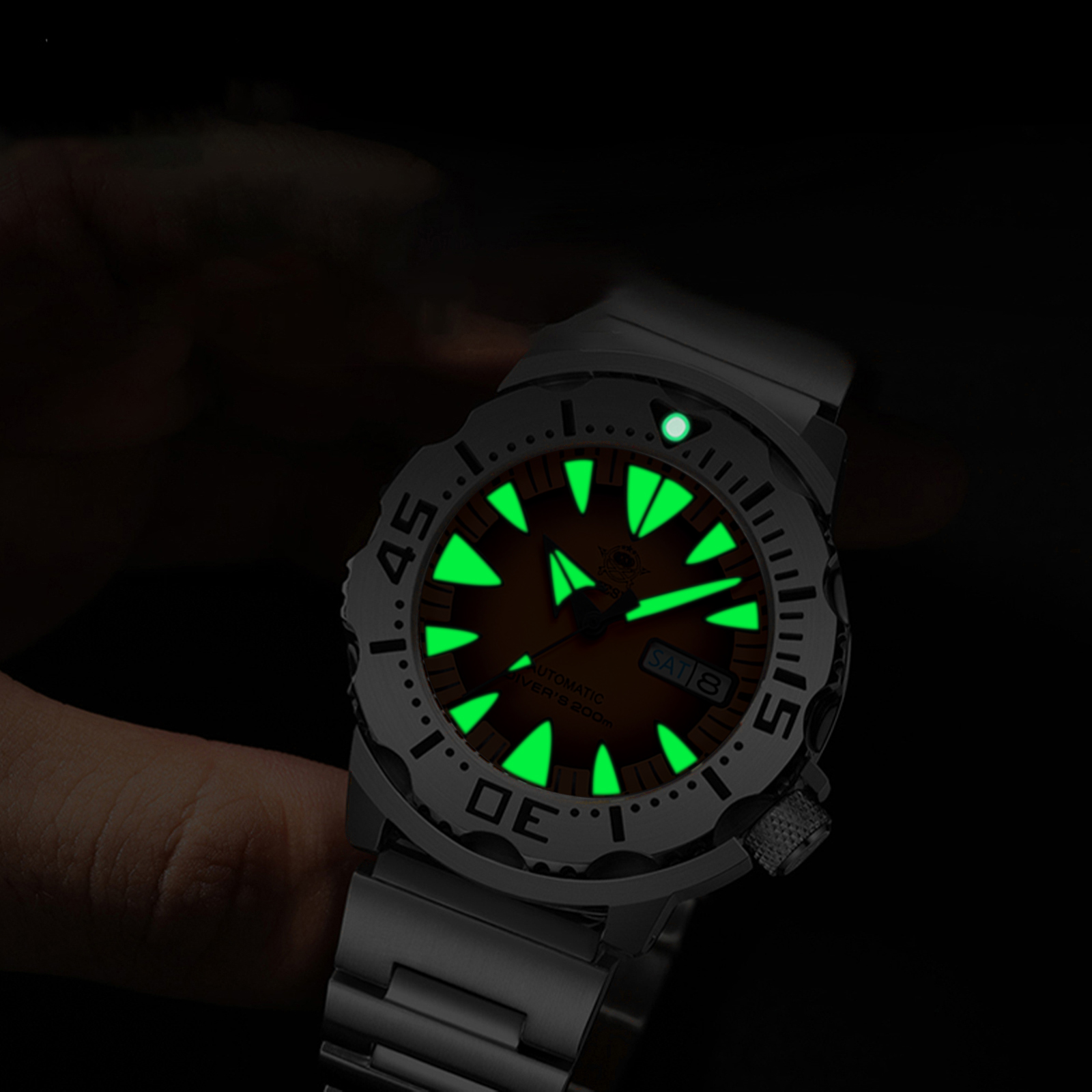 ADDIESDIVE Men's Watch Automatic Dive Watch NH36 Movement 200m Waterproof Sapphire Crystal and Luminous Luxury Wristwatch for Men