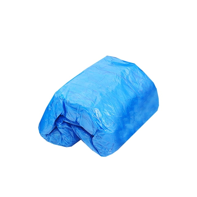 Wosthever 100X cubiertas desechables para zapatos, calzado protector grueso resistente al agua, botines de interior antideslizantes impermeables Suministros de limpieza para el hogar
