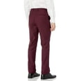 thumbnail image 5 of Adam Baker by Caravelli Men's 613709 Single Breasted Stretch Slim Fit Stretch 2-Button Vested Suit Set - Burgundy - 46L, 5 of 6