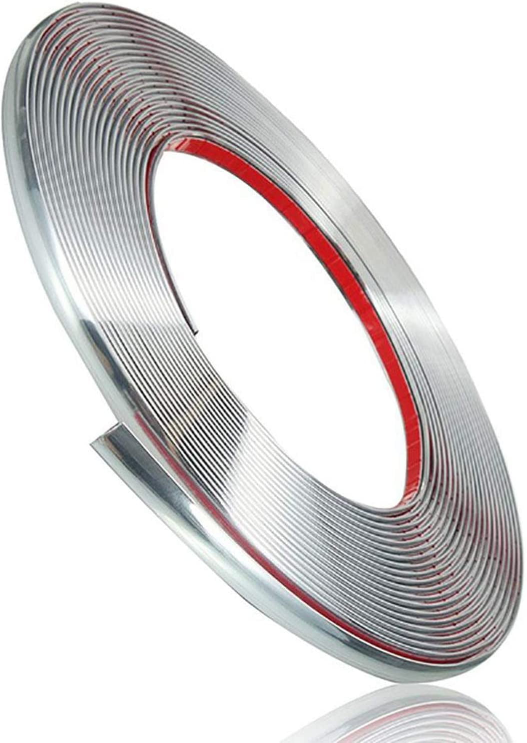 Automotive Chrome Trim Molding 1/2"(12mm) Wide 32Foot Car Body Side