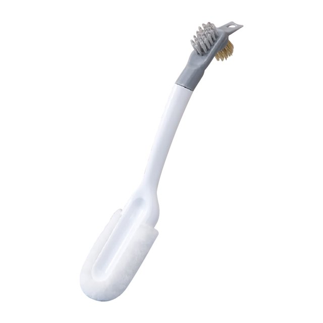 El cepillo para zapatos de pelo suave de dos cabezas para el hogar no daña los zapatos Cepillo para zapatos multifuncional Mango largo Cepillo para dormitorio Suministros de limpieza de zap Wmkox2483yii hfskjfh2476