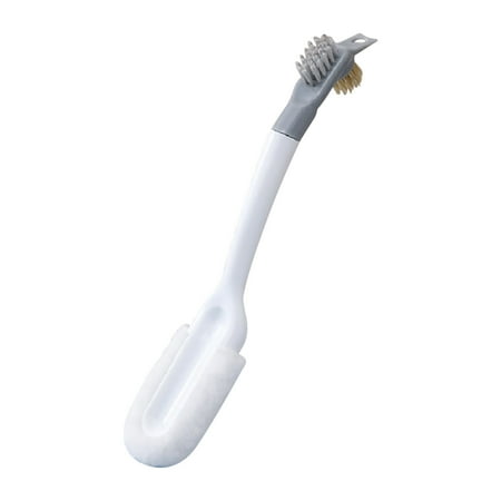 

lulshou Cleaning Supplies Household Double-headed Soft-haired Shoe Brush Does Not Hurt Shoes Multi-functional Shoe Brush Long Handle Dormitory Brush Shoe Cleaning Supplies on Clearance