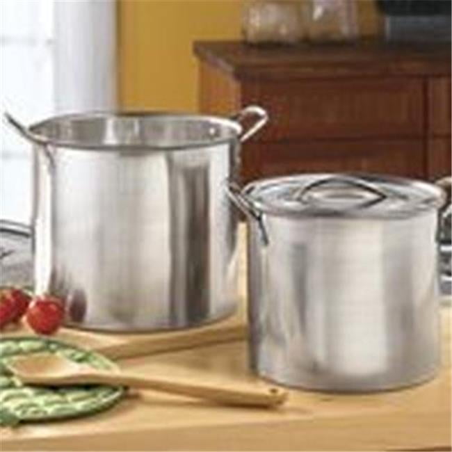 Bene Casa BC-16470 16 qt Capacity Silver Stainless Steel Stock Pot 10.15 in. 