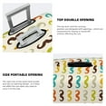 thumbnail image 3 of Fotbe Colorful Mustache Funda Protectora para Equipaje, Antirrayones y Resistente a la Suciedad, Compatible con Maletas de 18 a 32 Pulgadas-Small, 3 of 7