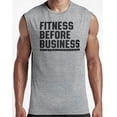 thumbnail image 3 of GYMISH Fitness Before Business Workout Tank Top for Men – Funny Gym Shirt, Mens Gym TShirt, Gym Clothes for Men, Athletic Workout Wear, 3 of 5