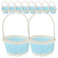 thumbnail image 3 of 10pcs Portable Basket Mini Picnic Baskets Party Favor Mini Woven Baskets, 3 of 9