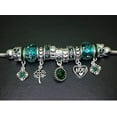 thumbnail image 6 of Falari Birthstone Bracelet Multi-Color Charm Beads Silvertone, 6 of 6