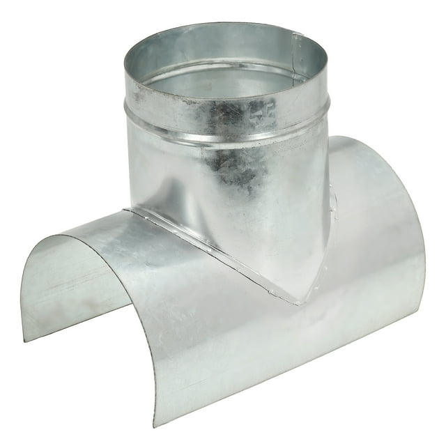 Duct Connector, Saddle Take Off 90 Degree 6" Duct to 6" Outlet Saddle Branch Extension Duct Splitter