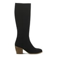 thumbnail image 3 of STYLE & COMPANY Womens Black Cushioned Goring Warrda Round Toe Block Heel Zip-Up Dress Boots 5.5 M, 3 of 4