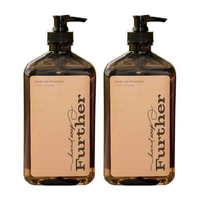 Jabón de manos de glicerina adicional 16 onzas líquidas (paquete de 2) - Jabón líquido natural sostenible
