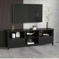 thumbnail image 6 of TV Stands for Living Room, TV Stand with Storage Cabinet and Open Shelves for TVs up to 60 inch, TV Console Table Gaming Media Cabinet for Bedroom and Office, 6 of 7