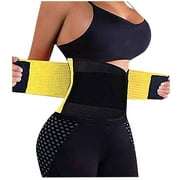 yievot Women Waist Trainer Belt - Slimming Sauna Waist Trimmer Belly Band Sweat Sports Girdle Belt