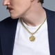 thumbnail image 5 of Collar Tiaxiemo Tetragrammaton de plata de ley 925 para hombre, 5 of 6