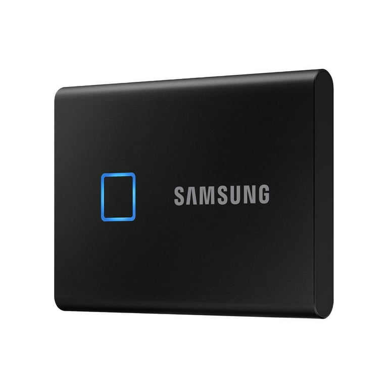 Samsung 1TB Portable SSD T7 Touch USB 3.2, Black - Walmart.com