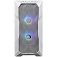 thumbnail image 2 of Gabinete Gamer COOLER MASTER MasterBox TD300 Mesh Micro ATX 2 Fan Cristal Templado ARGB Blanco, 2 of 5