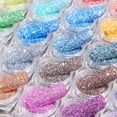 2packs Nail Accessories,Nail Art Mirror Pigment Powder Nail Glitter