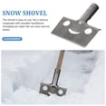 thumbnail image 2 of WEAVILUX Professional Metal Snow Shovel for Driveway with Smiling Face Design and Easy Cleaning Features, 2 of 6