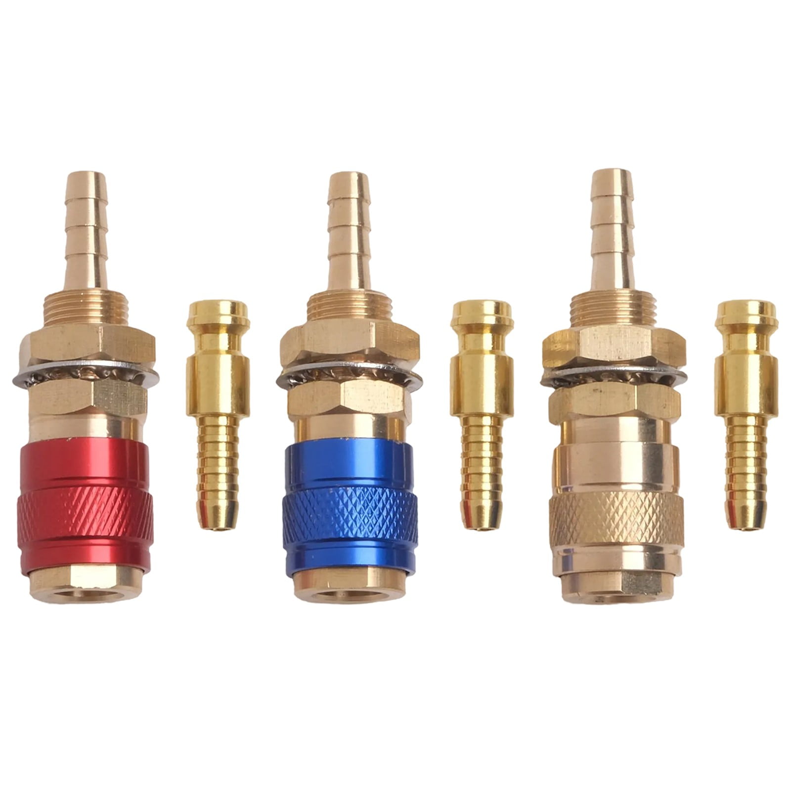 yaaqii Gas & Water Quick Connector for Tube Inner Diameter 6mm with Hose Quick Connect