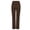 Brown, variant on ZVNAΖH Petite Sweatpants for Women, Elastic Waist Open Bottom Pant with Pockets, Casual Going Out Streetwear Sweat Pants, S-XL