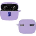 thumbnail image 3 of Earbuds Case Compatible with TAGRY X08 Wireless Headphone, Silicon Protective Cover with Keychain, with Window for LED Display, Purple, 3 of 10