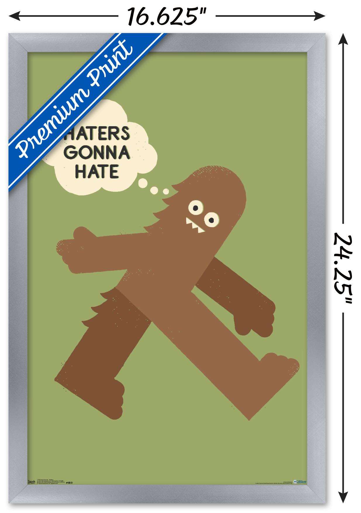 DaVid Olenick - Bigfoot Wall Poster, 14.725" x 22.375", Framed