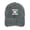 Gray, variant on Anxious Cat Mom Charcoal Baseball Cap for Men Women, Adjustable Snapback Hats Cotton Hat