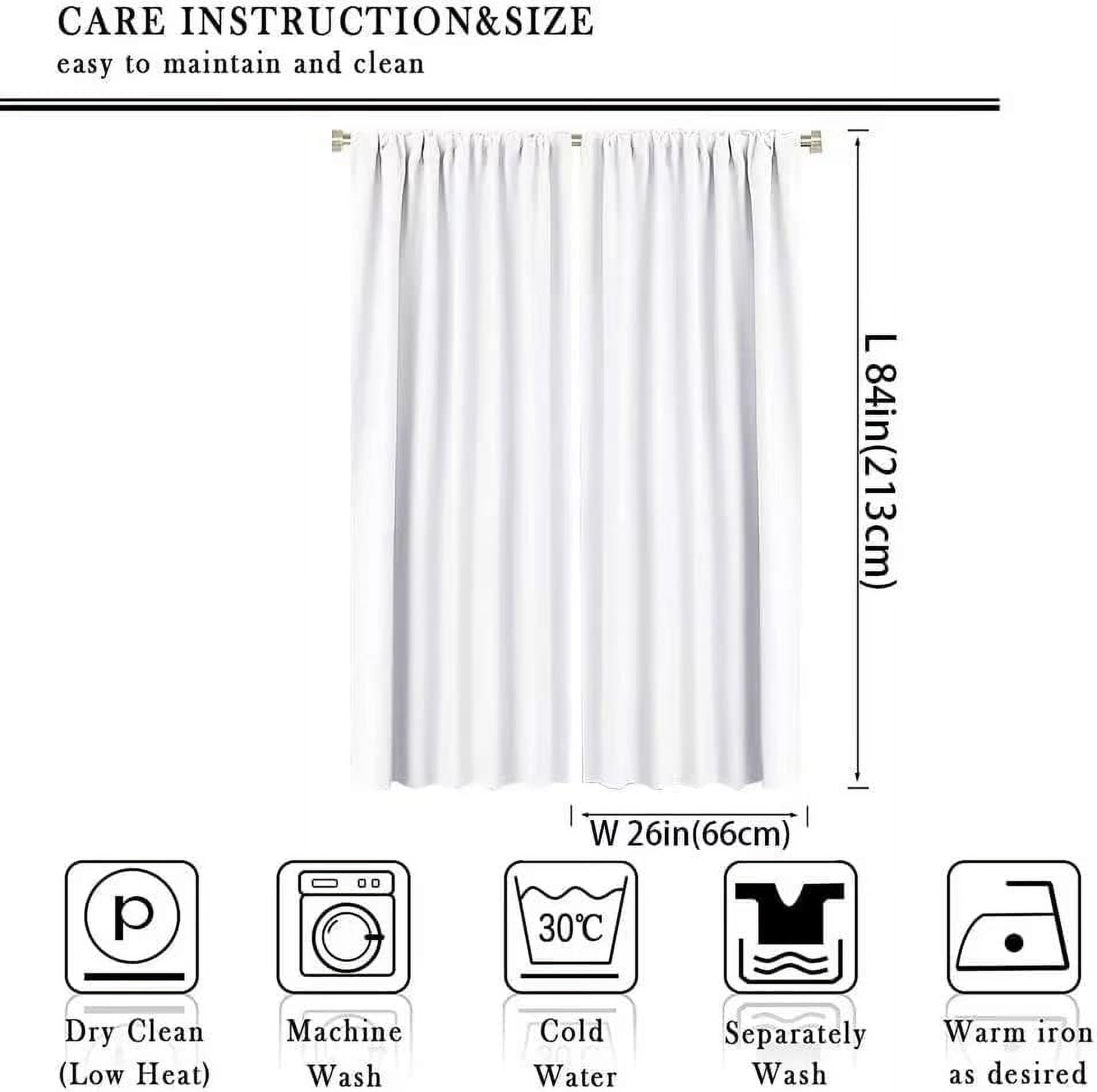Kids Blackout Curtains,Each Panel W26 x 84" L,Baby Room Cartoon Forest Animal Cute Bear Fox Rod Pocket Curtains for Boys Girls Bedroom Living Room Nursery Window Drapes 2 Panel Set 52" x 84"