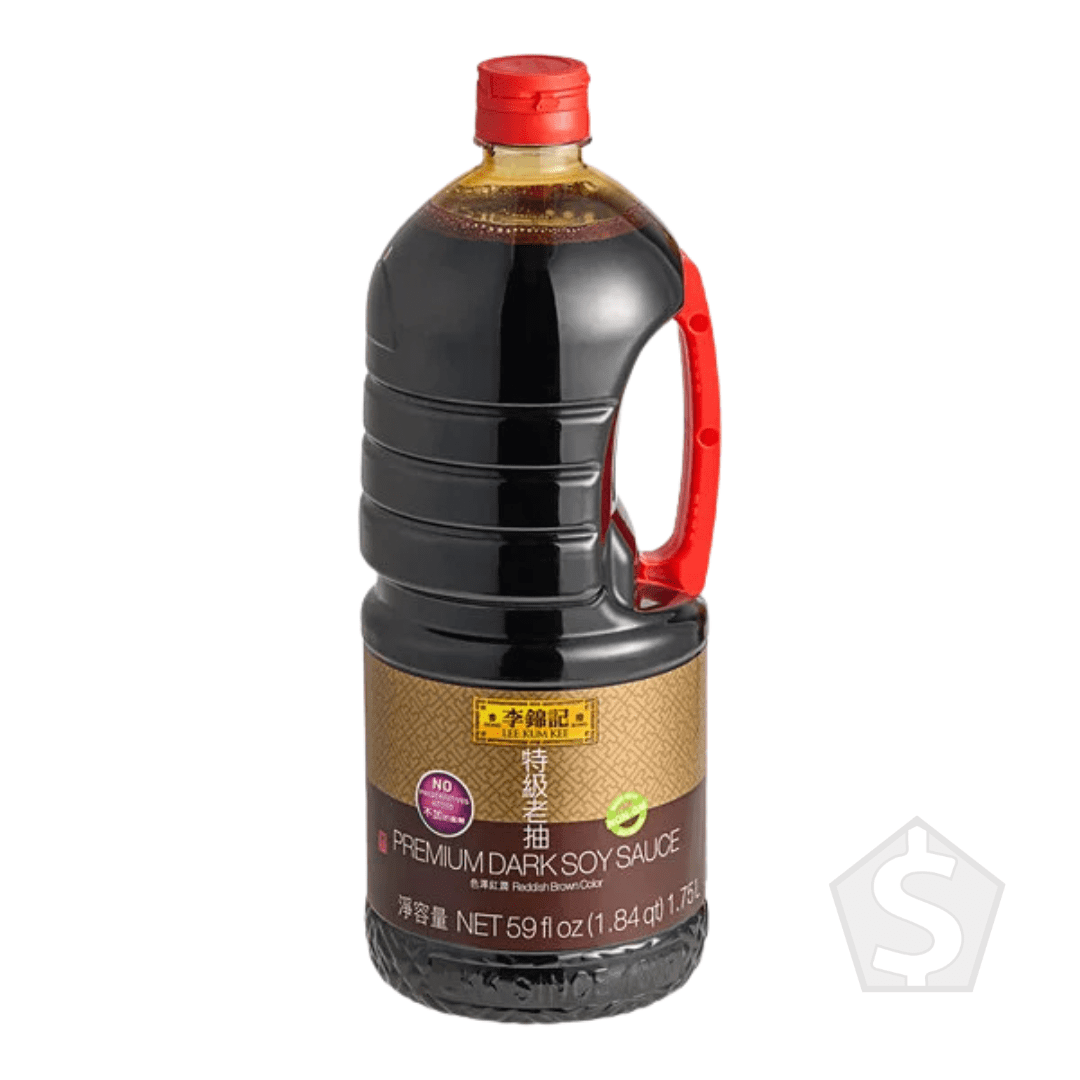 Lee Kum Kee Premium Dark Soy Sauce 59 fl. oz. - 6/Case