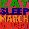 thumbnail image 3 of CafePress - Eat Sleep March Repeat Dark T Shirt - Men's Classic Graphic Cotton T-Shirt, 3 of 4