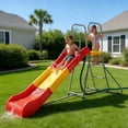 thumbnail image 3 of Kdymod 6.4FT Slide for Kids,Playground Equipment with Climbing Ladder, Water Slide for Kids Backyard,Gift for Boys, Girls,Ages 3-8, 3 of 7