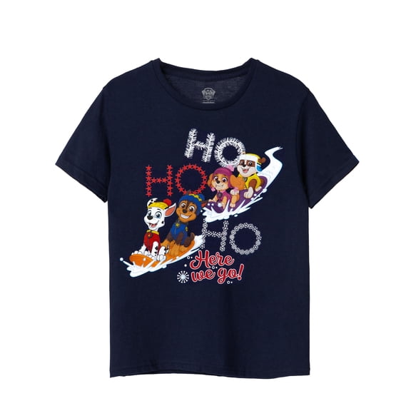 Paw Patrol Unisex Kids Blue Short Sleeved T-Shirt