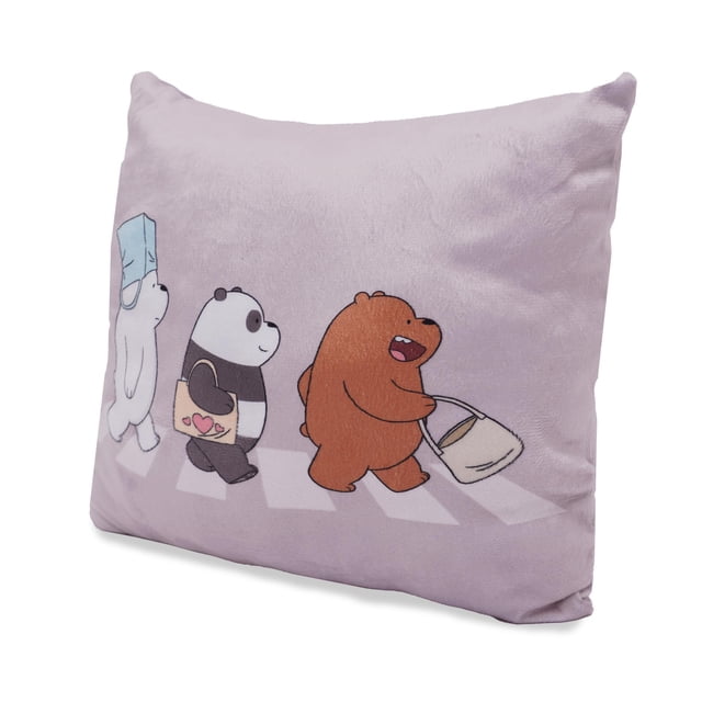 Cojín de Los Osos Escandalosos 35cm x 35cm Color Gris Genérica Los Osos Escandalosos
