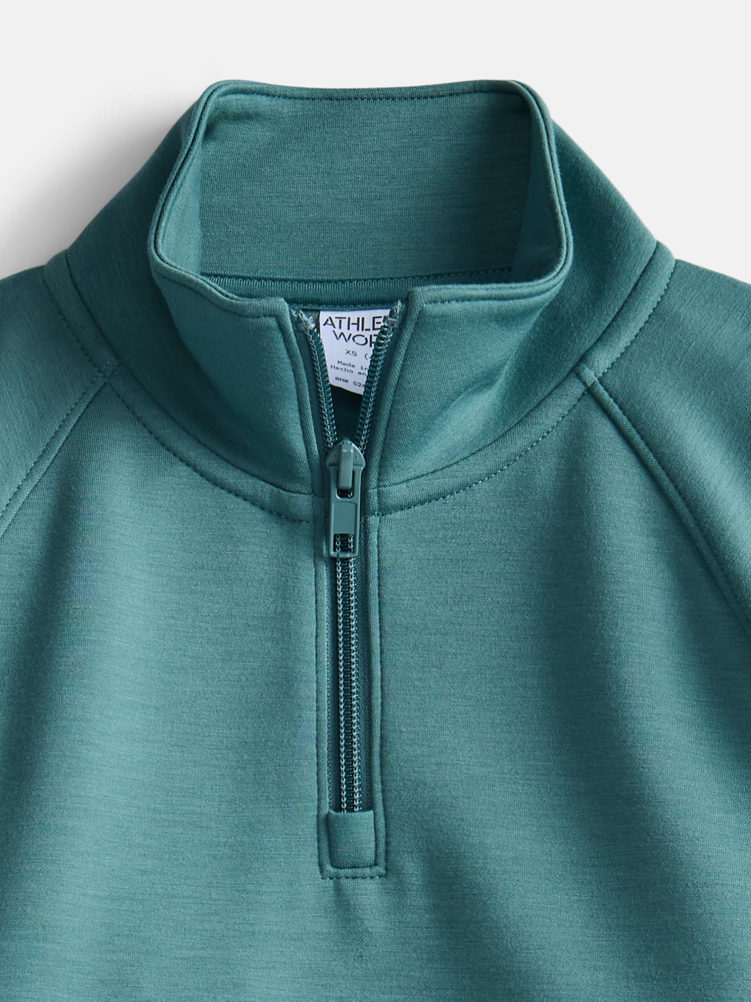 Athletic Works Boys Scubaknit Quarter Zip Pullover, Sizes 4-18