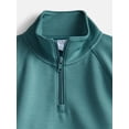 thumbnail image 2 of Athletic Works Boys Scubaknit Quarter Zip Pullover, Sizes 4-18, 2 of 4