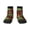 2 Black-1, variant on Frogs and Mushrooms Pattern Quarter Crew Socks,Toe Seamed Ankle Socks,Cotton Cushioned Breathable Athletic Crew Sports Socks