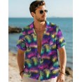 thumbnail image 5 of Hawaiian Shirts for Men, Print Men's Casual Short Sleeve Button Down Shirts Floral Aloha Beach Shirt, 5 of 6