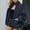 Blue coat for women, variant on jtjvou Women's Lamb Wool Casual Long Sleeved Stand-up Collar Coat Soft Plush Warm Outerwear Daily Recreation Winter Party Essential Blue S